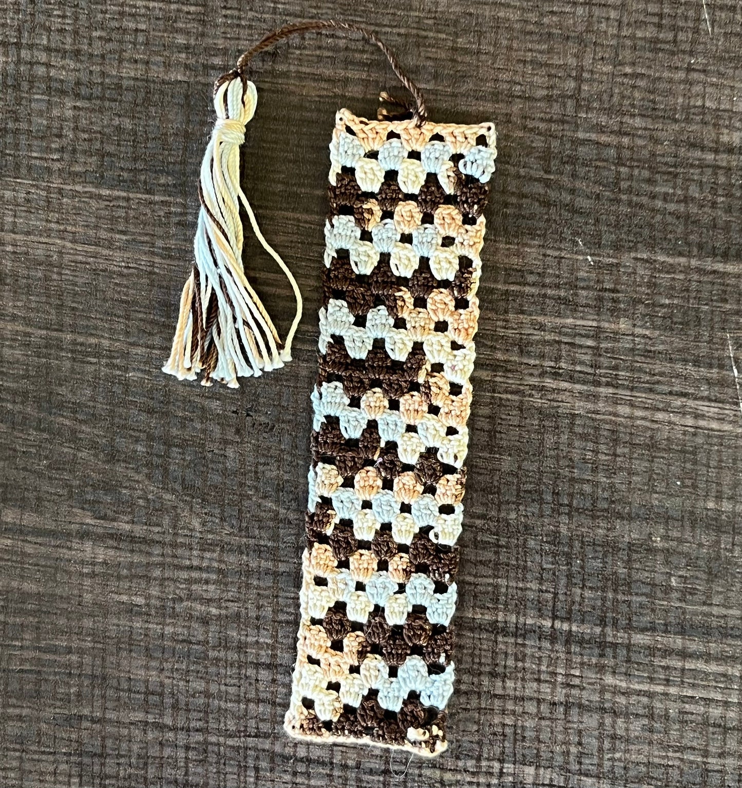 Crochet Granny Stitch Bookmark